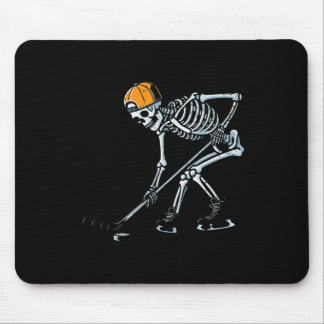 Tapis De Souris Halloween Ice Hockey Skeleton Costume Boys Kids Yo