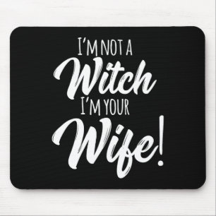Tapis De Souris Halloween jumeler les femmes amusant Je ne suis pa