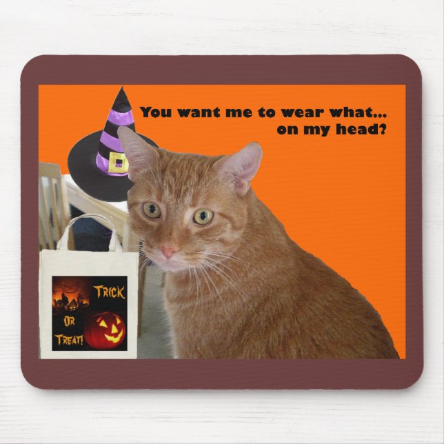Tapis De Souris Halloween Kitty - Portez quoi (Devant)