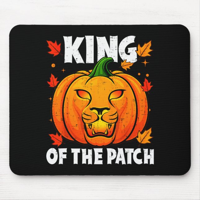 Tapis De Souris Halloween Lion Pumpkin King Of The Patch Costume M (Devant)