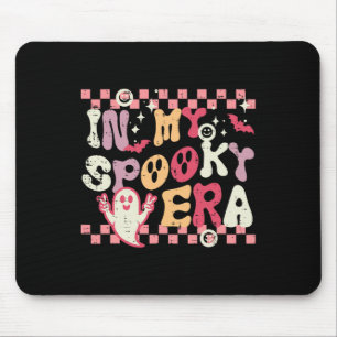 Tapis De Souris Halloween Mon Éffrayante époque Retro Costume Supe