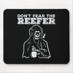 Tapis De Souris Halloween Ne Craindre Reefer Grim Reaper Drôle Cos