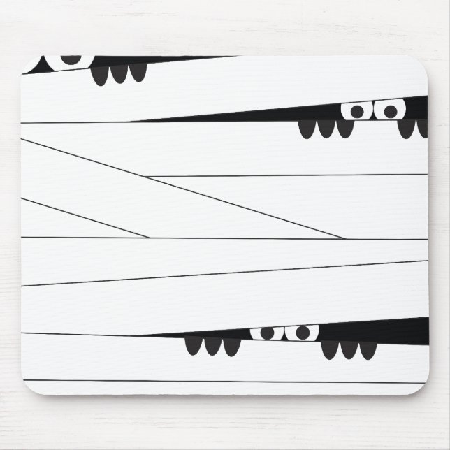 Tapis De Souris Halloween Peeking maman (Devant)