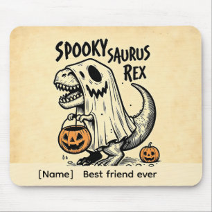 Tapis de souris Halloween personnalisé Spooky Saur