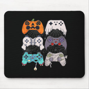 Tapis De Souris Halloween Squelette Zombie Contrôleurs de jeu mama