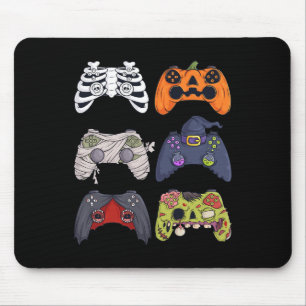 Tapis De Souris Halloween Squelette Zombie Contrôleurs de jeu mama