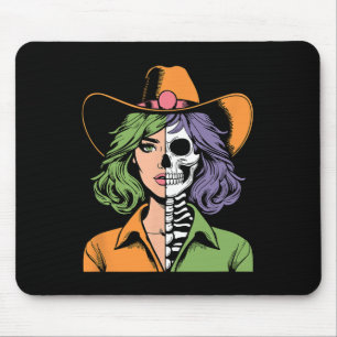 Tapis De Souris Halloween squelettique