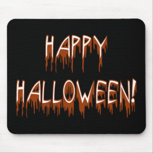 Tapis De Souris Halloween Suffering Text