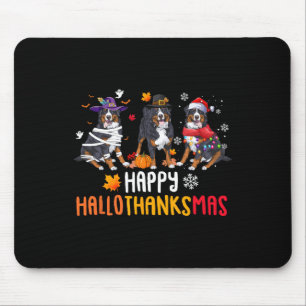 Tapis De Souris Halloween Thanksgiving Noël Drôle Mou Bernese