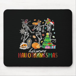 Tapis De Souris Halloween Thanksgiving Noël Hallothanksmas Sk