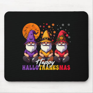 Tapis De Souris Halloween Thanksgiving Noël Joyeux Hallomerci
