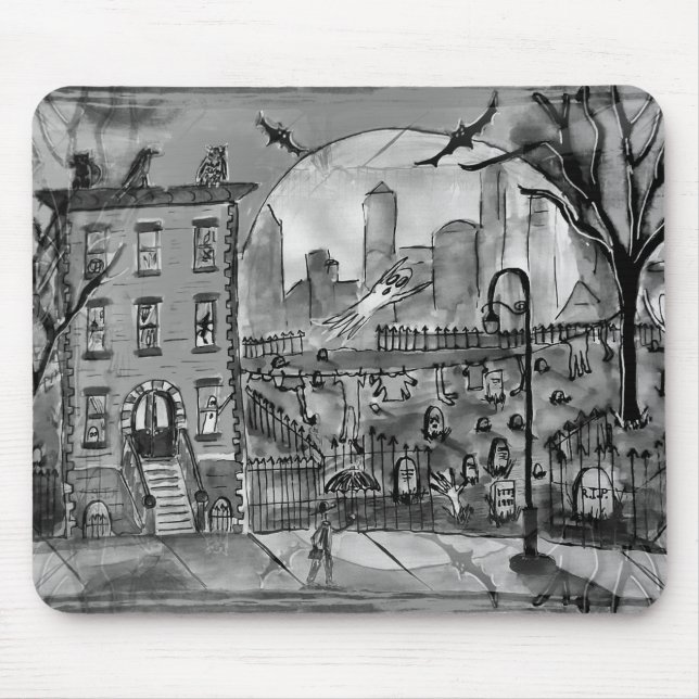 Tapis De Souris Halloween-thèmes Mousepad (Devant)