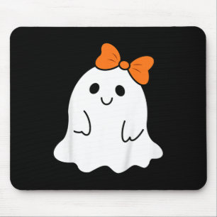 Tapis De Souris Halloween Toddler Fantôme Avec Une Bow Filles Hall