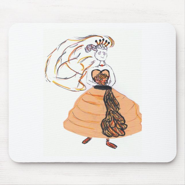Tapis De Souris Halloween Wedding (Devant)