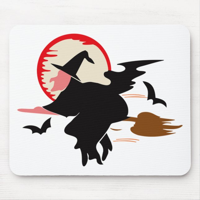 Tapis De Souris Halloween Witch (Devant)