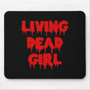 Tapis De Souris Halloween Zombie sang couler Vidéo Zombie Vivre mo