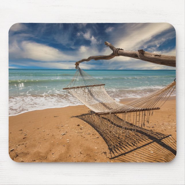 Tapis De Souris Hamac sur le rivage (Devant)