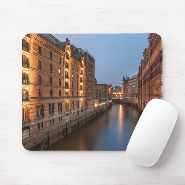 Tapis De Souris Hambourg Allemagne (Avec souris)