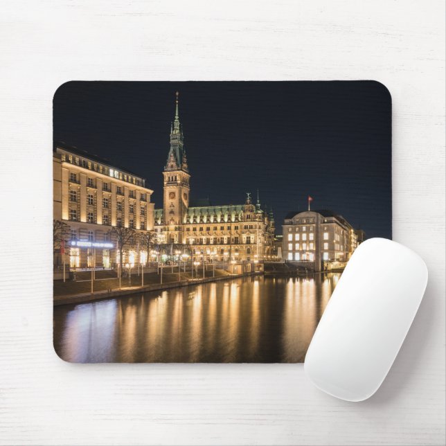 Tapis De Souris Hambourg Allemagne (Avec souris)