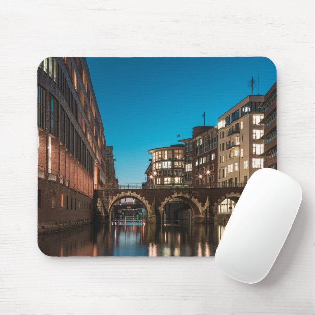 Tapis De Souris Hambourg Ellerntorsbrücke (Avec souris)