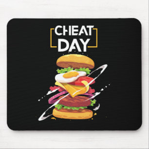 Tapis De Souris Hamburger Lover Cadeau Fast Food Gym Entraînement 