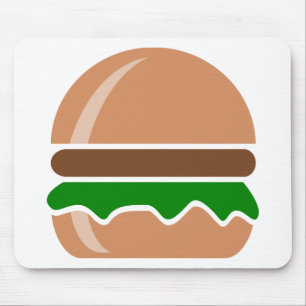 Tapis De Souris Hamburger restauration rapide un sandwich