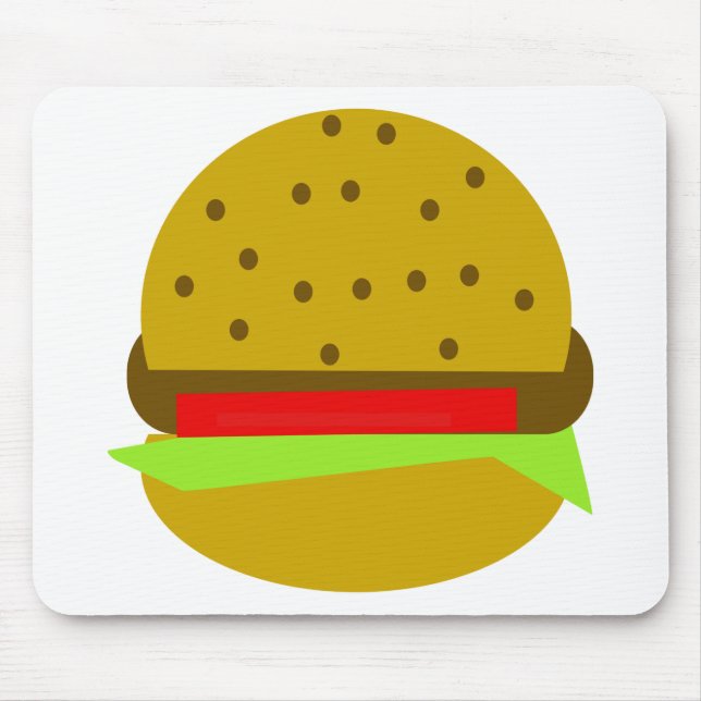 Tapis De Souris hamburger restauration restauration rapide burger (Devant)