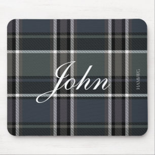 Tapis De Souris HAMbWG - Mousepad - Plaid gris