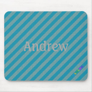 Tapis De Souris HAMbWG - Souris d'ordinateur - Diagonale Turquoise