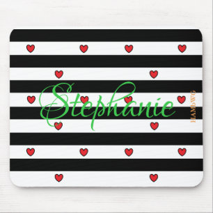 Tapis De Souris HAMbyWG - Pad de souris - Coeurs minuscules rouges