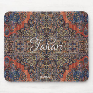 Tapis De Souris HAMbyWG - Pad de souris - Corail tzigane et bleu