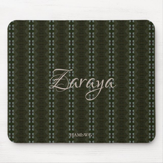 Tapis De Souris HAMbyWG - Pad de souris - Vert foncé tzigane (Devant)