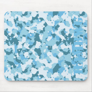 Tapis De Souris HAMbyWG - Plaque de souris - Camouflage bleu gris