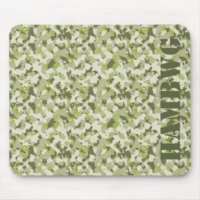 Tapis De Souris HAMbyWG - Plaque de souris - Camouflage vert (Devant)