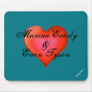 Tapis De Souris HAMbyWG - Plaque de souris - Coeur rouge