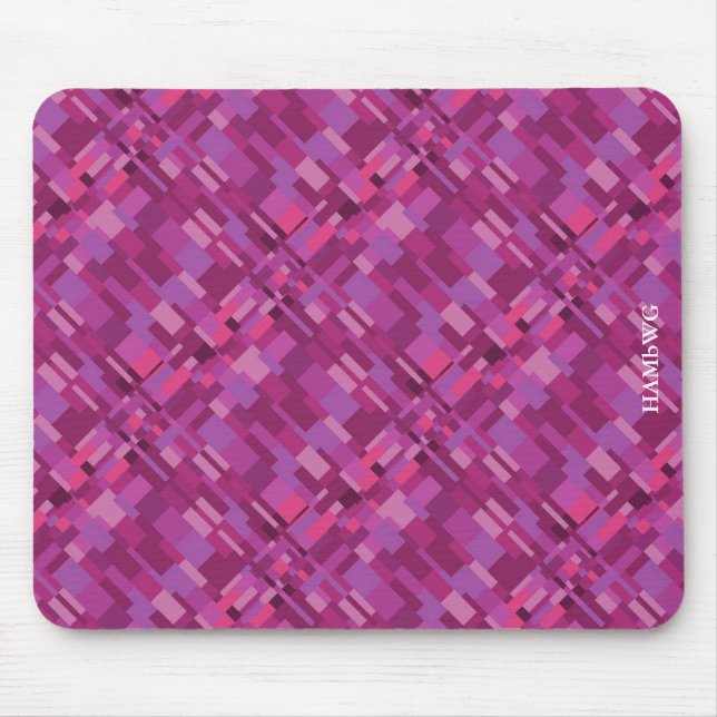 Tapis De Souris HAMbyWG - Plaque de souris - rose graphique modern (Devant)