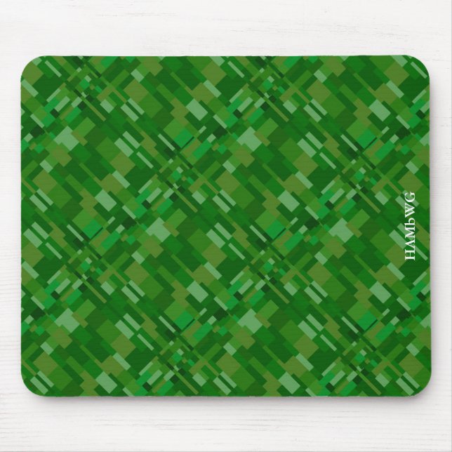 Tapis De Souris HAMbyWG - Plaque de souris - Vert graphique modern (Devant)