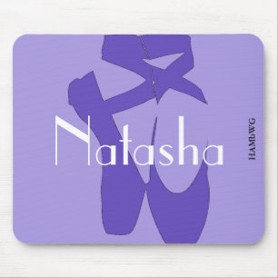 Tapis De Souris HAMbyWG - Slipper de ballet violet pour souris