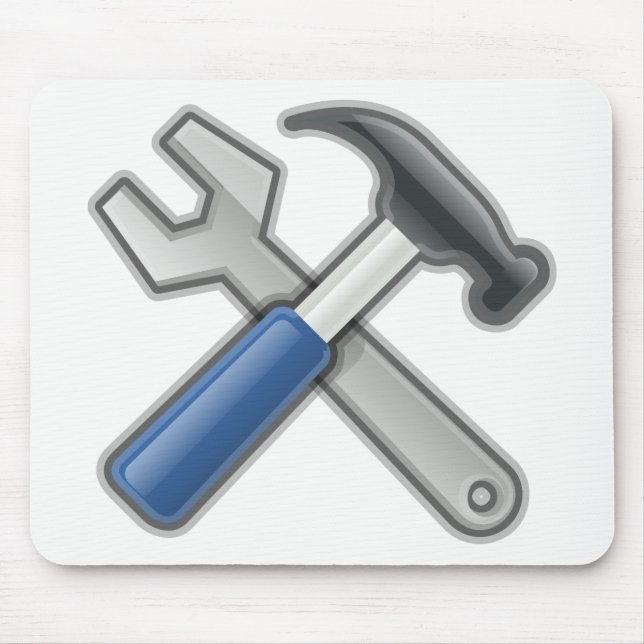 Tapis De Souris Hammer and Wrench (Devant)