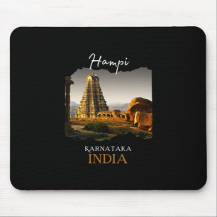 Tapis De Souris Hampi Karnataka Inde Ascendance Tourisme Femmes En