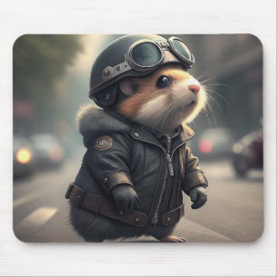 Tapis De Souris Hamster Biker