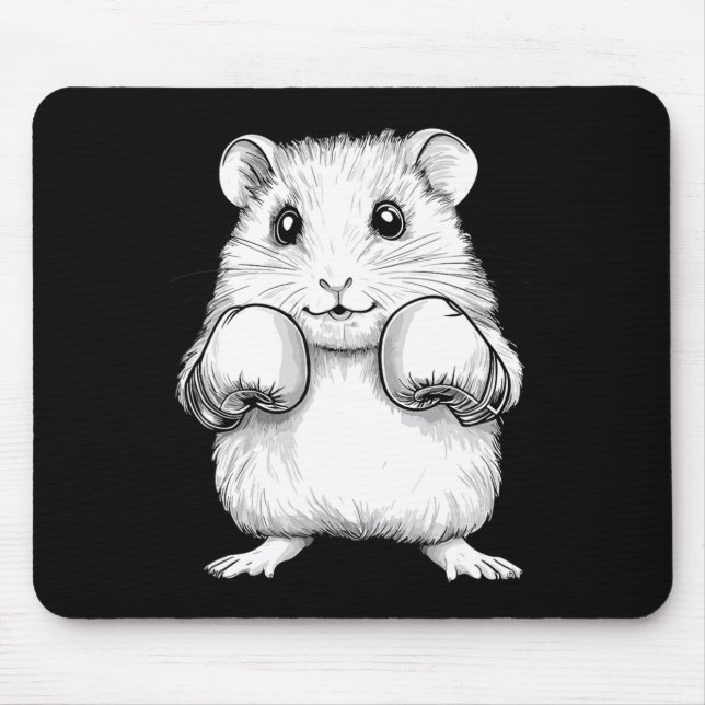 Tapis De Souris Hamster Cute Boxe (Devant)