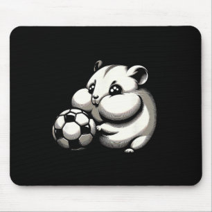 Tapis De Souris Hamster Rond Avec Ll Dessin Animé Kawaii 