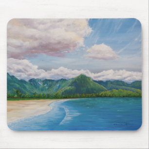 Tapis De Souris Hanalei Bay Hawaii Peinture
