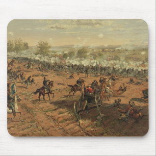 Tapis De Souris Hancock à Gettysburg par Thure de Thulstrup