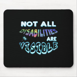 Tapis De Souris Handicap Les enfants ne sont pas tous visibles