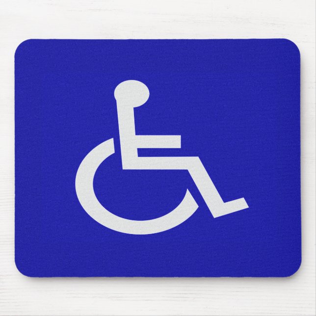 Tapis De Souris Handicapés handicapés (Devant)