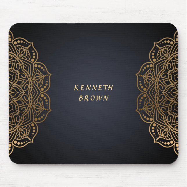 Tapis De Souris Handyman Repères Black Gold (Devant)