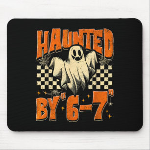 Tapis De Souris Hanté par 67 Drôle Hanté par Six Sept Halloween