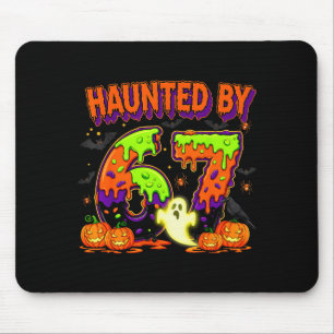 Tapis De Souris Hanté par 67 drôle Six Sept Drip Fantôme effrayant